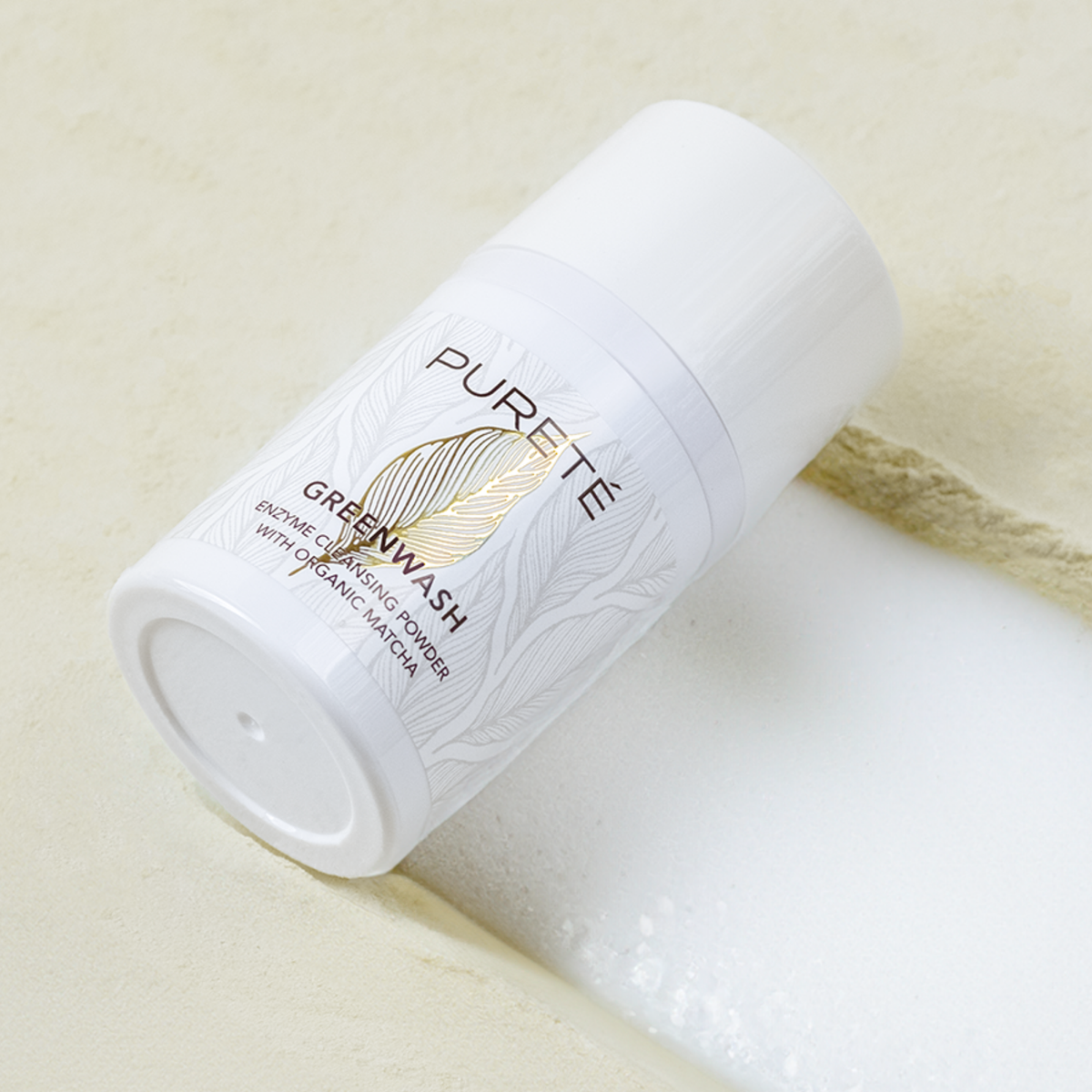 Pureté Greenwash Enzyme Cleansing Powder with Organic Matcha