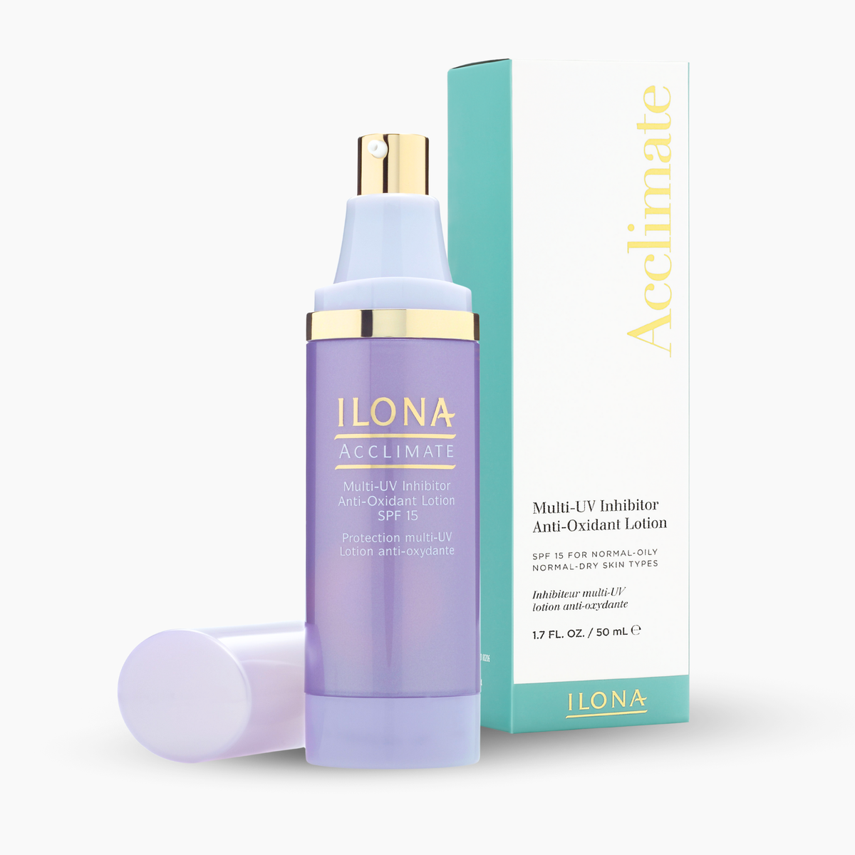 Acclimate Multi-UV Inhibitor Anti-Oxidant Lotion SPF 15