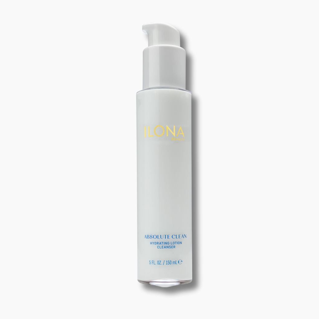 ILONA Absolute Clean Hydrating Lotion Cleanser for Dry, Sensitive