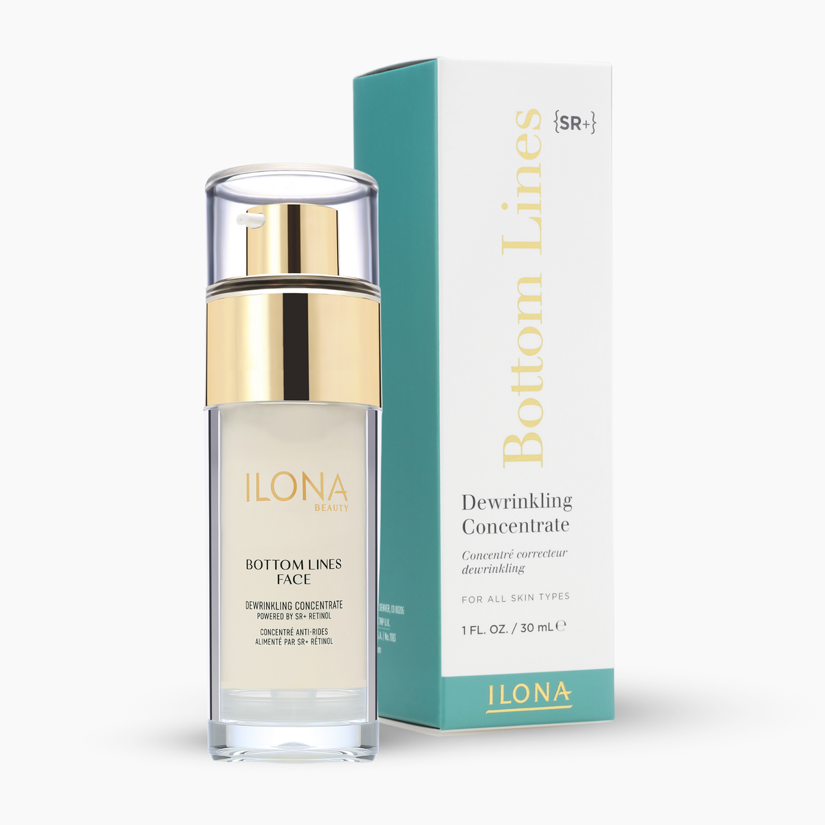 Bottom Lines Face Dewrinkling Concentrate [Powered by SR+ Retinol]