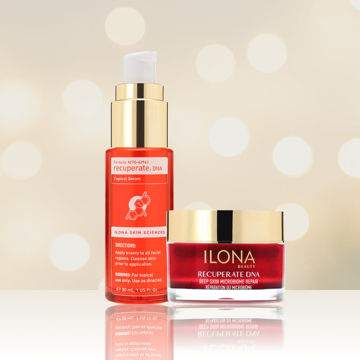 Recuperate DNA Topical Serum & Recuperate DNA Deep Skin Microbiome Repair