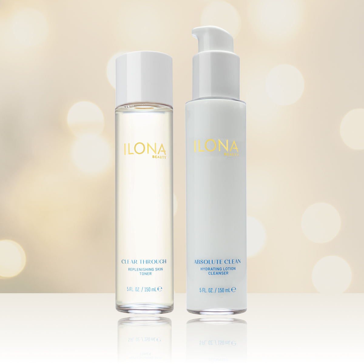 Absolute Clean Hydrating Lotion Cleanser & Clear Through Replenishing Skin Toner