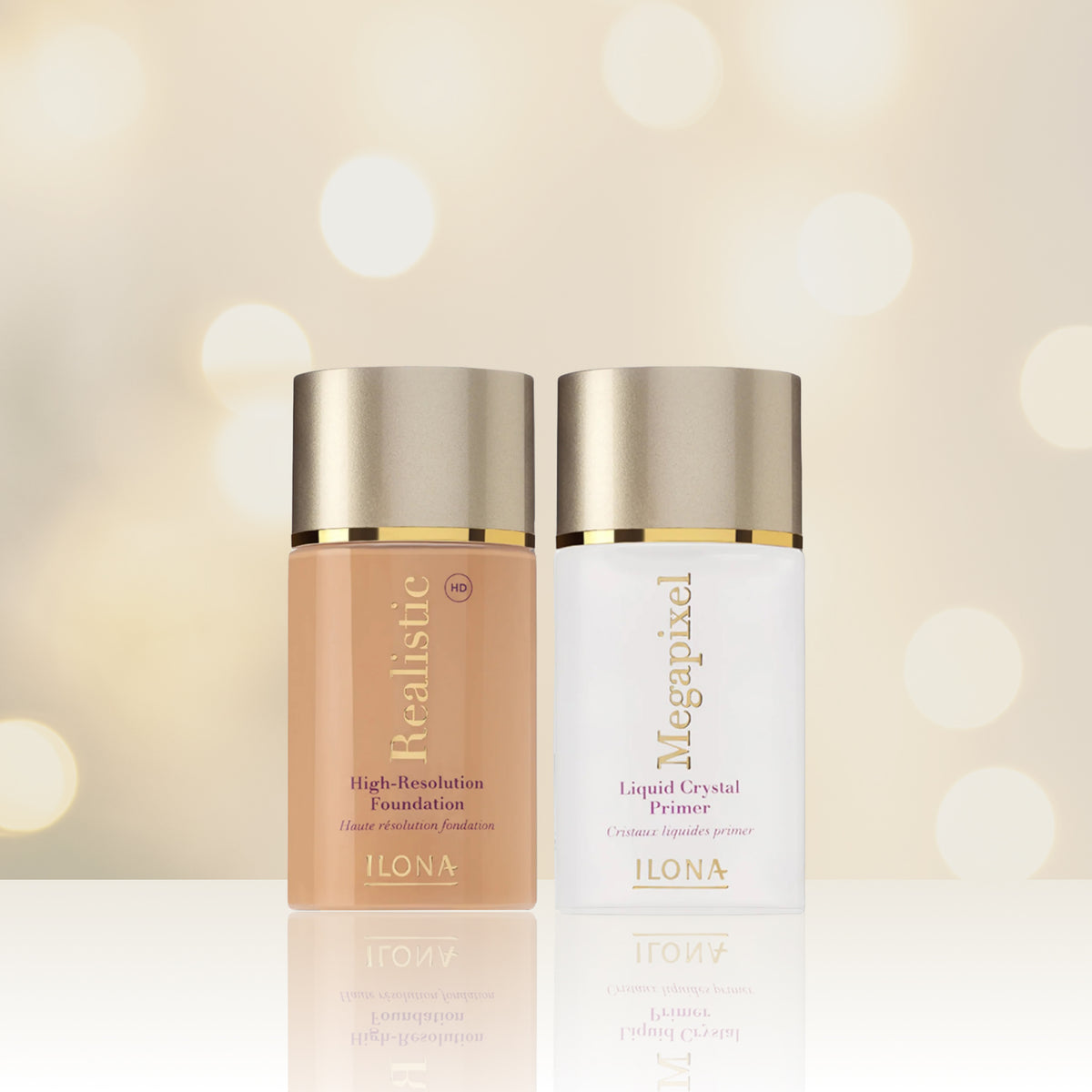 Realistic HD Foundation & Mexapixel Liquid Crystal Primer